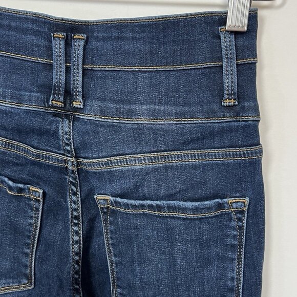 FRAME Le Catroux Center Seam Crop Mini Bootcut Jeans Size 25 - Picture 7 of 7